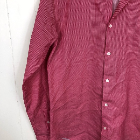 Zara Man Pink Slim Fit Button Down Sz S - Picture 3 of 8